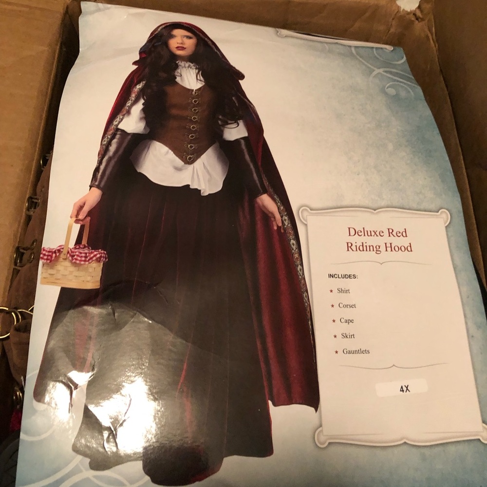 Lil Red Riding Hood COMPLETE! Halloween plus size.